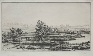 Paisaje de Alphonse Legros