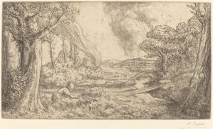 Paisaje de Alphonse Legros