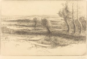 Paisaje de Alphonse Legros