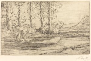 Paisaje de Alphonse Legros