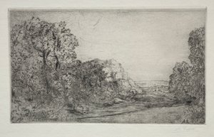 Paisaje: Amanecer de Alphonse Legros
