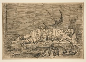 Le Puits et le Pendule, No 1 (El pozo y el péndulo, No. 1) de Alphonse Legros