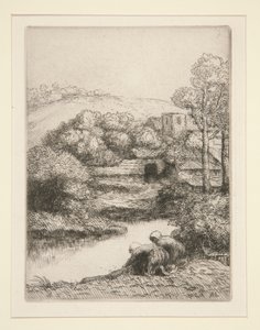 Lavadero o lavanderas de Alphonse Legros