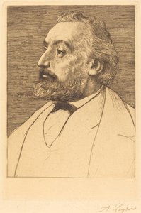 Leon Gambetta, 2ª placa de Alphonse Legros