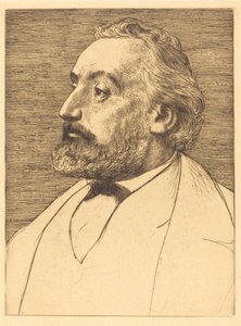 Leon Gambetta, 2da placa de Alphonse Legros