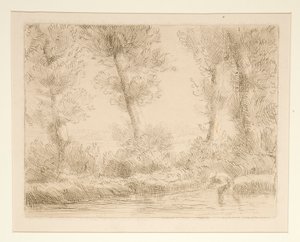 Les bords de la Liane (Las orillas del Liane) de Alphonse Legros