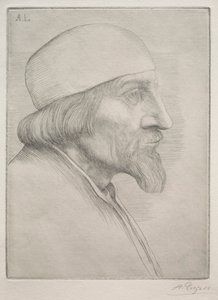 Hombre con gorro de Alphonse Legros