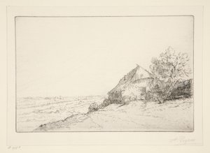 Cabaña en la colina de Alphonse Legros