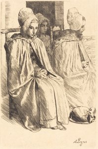 Mujeres campesinas de Boulogne (Paysannes des environs de Boulogne) de Alphonse Legros