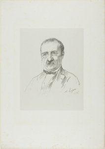 Retrato de Champfleury de Alphonse Legros