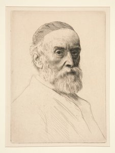 Retrato de G.F. Vatios (RA) de Alphonse Legros