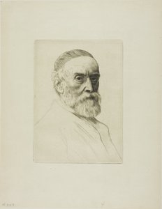 Retrato de G. F. Watts, R.A. de Alphonse Legros