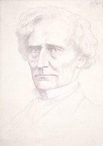 Retrato de Hector Berlioz de Alphonse Legros