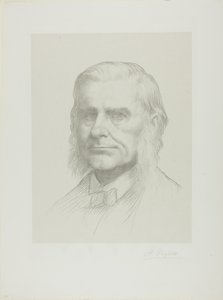 Retrato del Profesor Huxley de Alphonse Legros