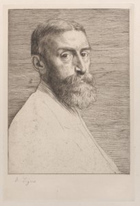 Retrato de Sir Edward John Poynter, 1877 de Alphonse Legros