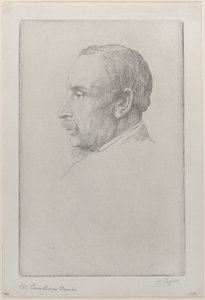 Retrato de William Cawthorne Unwin de Alphonse Legros