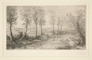 Pres du moulin (Cerca del Molino) de Alphonse Legros