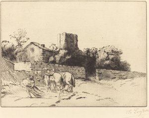 El muro del presbiterio de Alphonse Legros