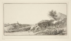 Trayendo el heno de Alphonse Legros