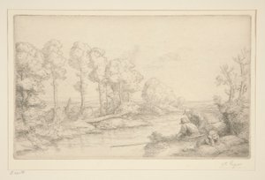 Descanso junto al río de Alphonse Legros