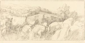Regreso de los campesinos (Le retour des paysans) de Alphonse Legros