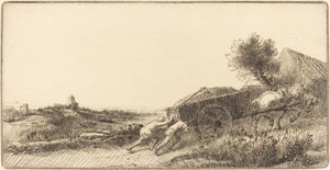 Regresando con el heno de Alphonse Legros