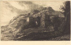 Ruinas de un castillo de Alphonse Legros