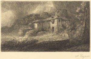 Ruinas de un castillo de Alphonse Legros