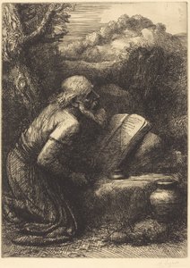 San Jerónimo, 2da placa de Alphonse Legros