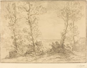 Pescador de salmón de Alphonse Legros