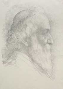 Autorretrato (10ª lámina) de Alphonse Legros