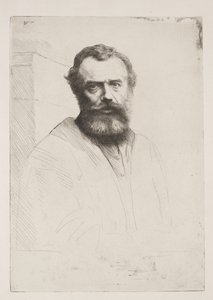 Autorretrato (Tercera Placa) de Alphonse Legros