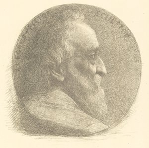 Autorretrato, Medallón, No.1, 9ª placa, 1905