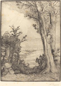 Siesta en el campo de Alphonse Legros