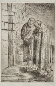 San Pedro y San Pablo en la puerta del Sr. Richard de Alphonse Legros