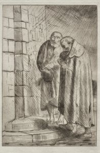 San Pedro y San Pablo a la puerta de M. Richard de Alphonse Legros