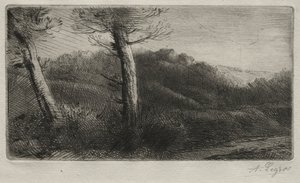 Atardecer de Alphonse Legros