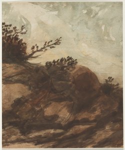 Sunset Over the Hill de Alphonse Legros
