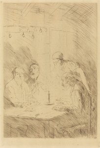 La cena de los pobres de Alphonse Legros