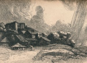 La Granja de la Abadía, c1893 de Alphonse Legros