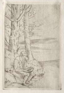 El mendigo ciego de Alphonse Legros