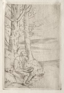 El mendigo ciego de Alphonse Legros
