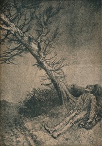 El Vagabundo Moribundo, 1875 de Alphonse Legros