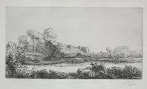 La granja en el río de Alphonse Legros