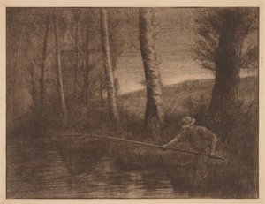 El pez en la red de aro de Alphonse Legros