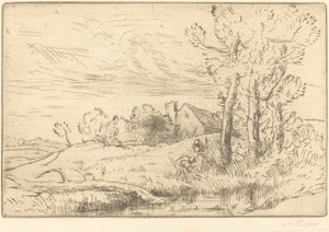 La casa del pozo La maison du puits de Alphonse Legros