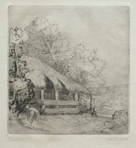El pequeño cobertizo (Le Petit Hangar) de Alphonse Legros