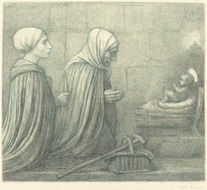 El pesebre (La creche) de Alphonse Legros