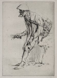 El vendedor de pimpinelas rojas de Alphonse Legros