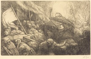 El triunfo de la muerte: proclamación de Alphonse Legros